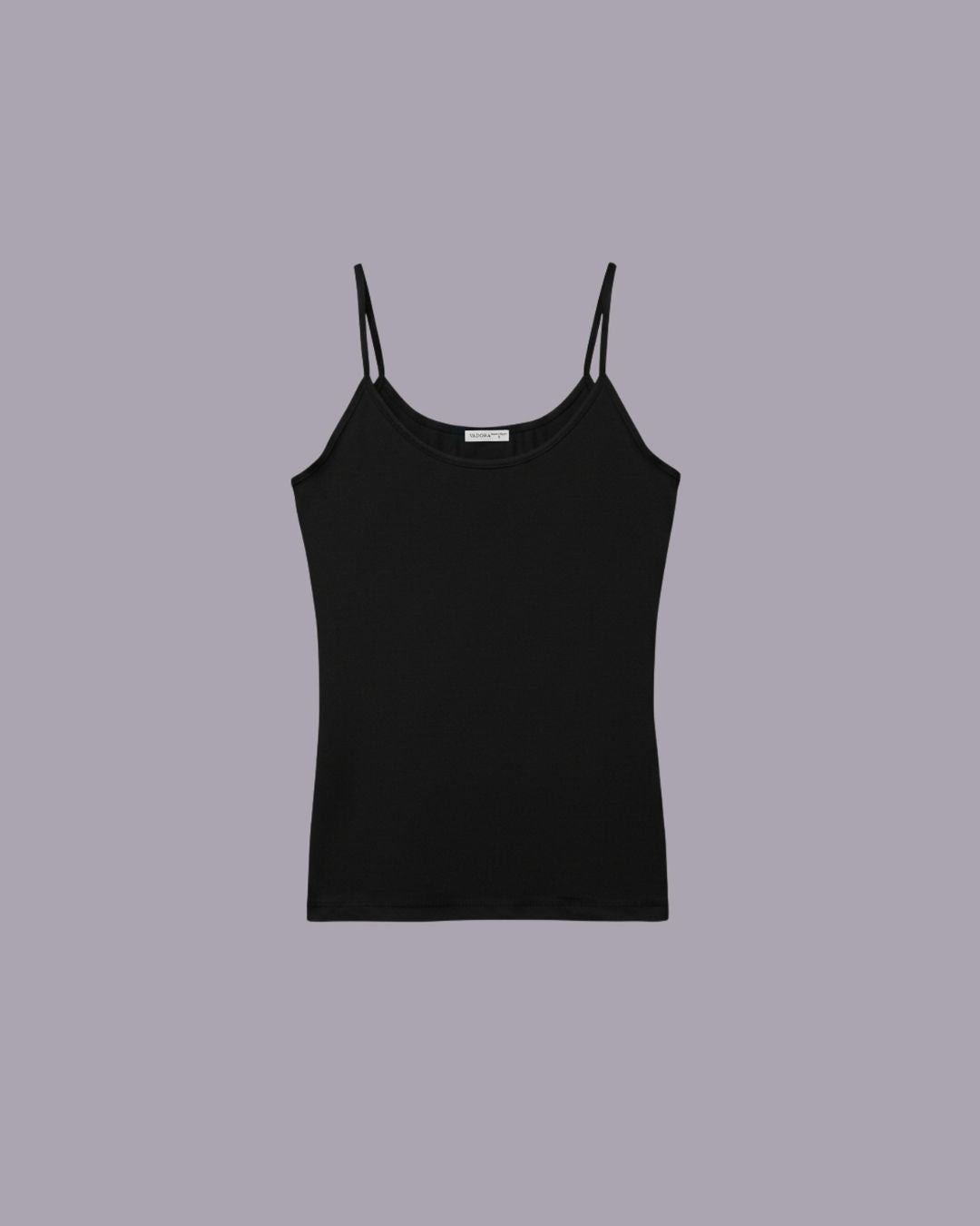 Black Polyamide top with thin straps