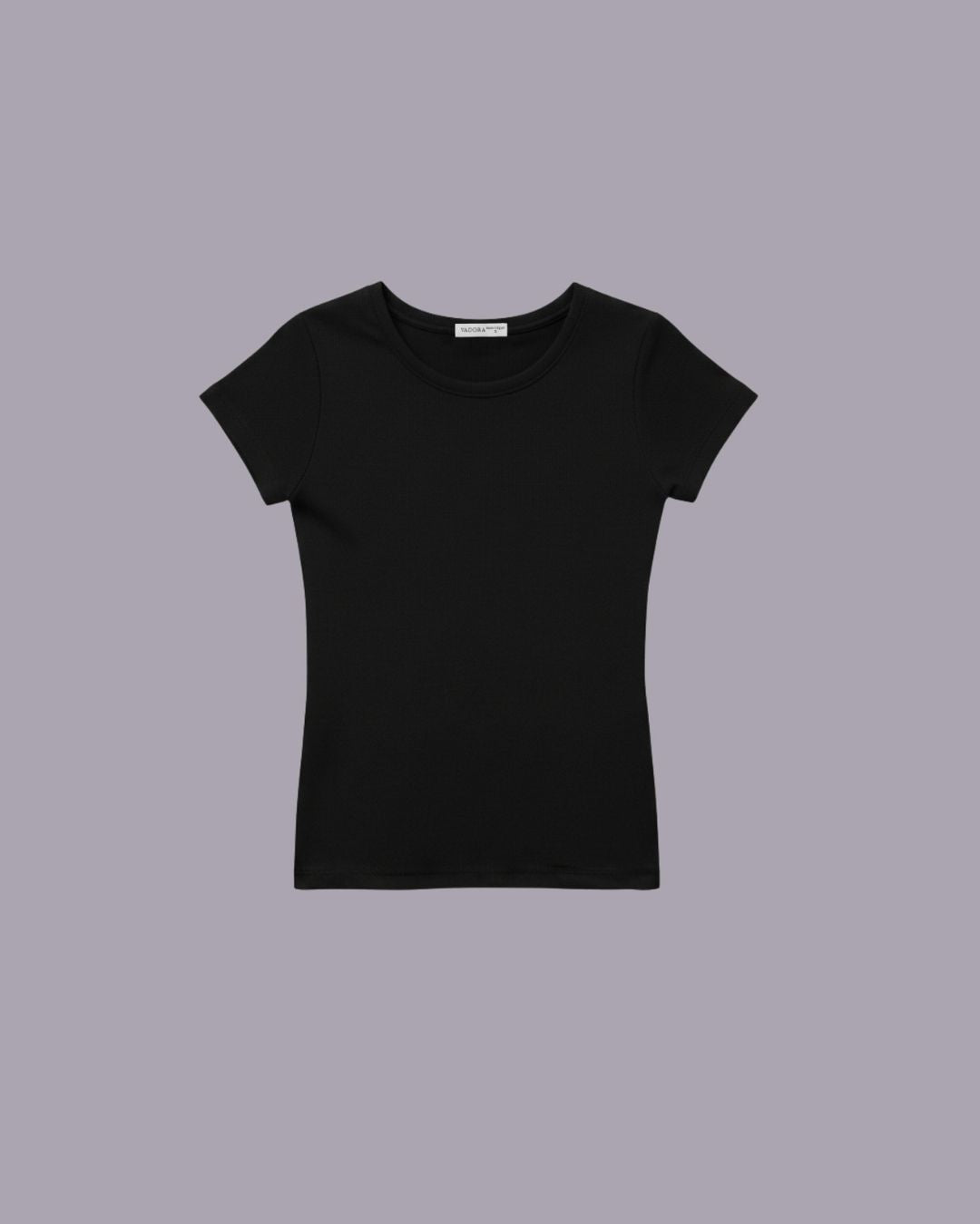 Black Short sleeve crew neck T-shirt