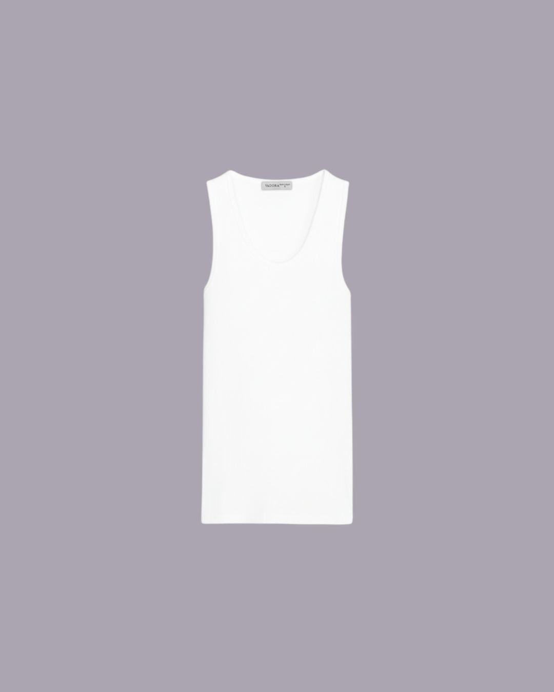White Cotton vest top
