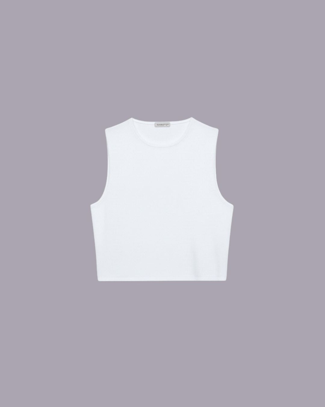 White Cotton crop top