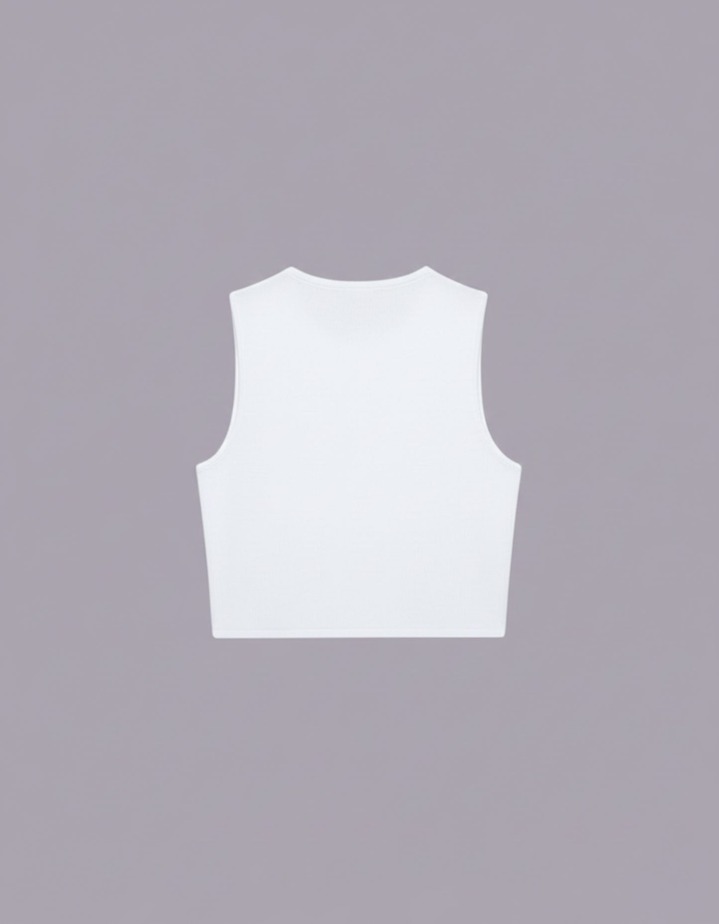 White Cotton crop top